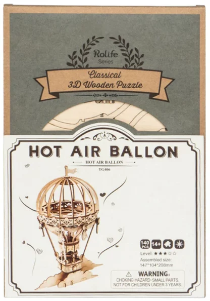 Robotime Hot Air Ballon TG406 vp voorkant