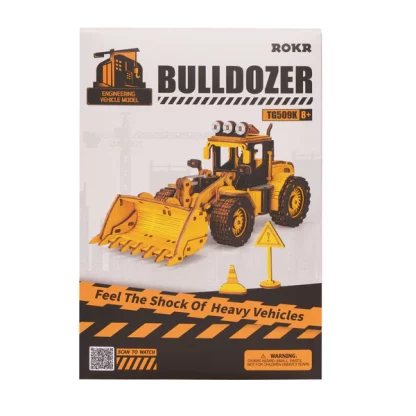 Robotime Bulldozer - Front-end Loader TG509K vp voorkant