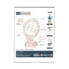 Robotime Luminous Globe ST003 vp achterkant
