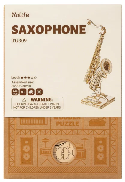 Robotime Saxophone TG309 vp voorkant