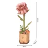 Robotime Pink Rose / Roze Roos TW041 - Afbeelding 5