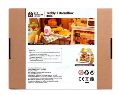 Robotime Teddy's Breadbox DS033 sfeer4