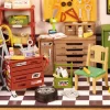 Robotime Garage Workshop DG165 sfeer3