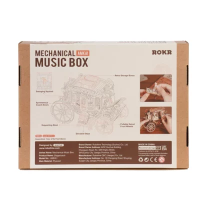 Robotime Stagecoach Music Box AMKA1 sfeer1
