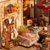 Robotime Corner Bookstore DG164 sfeer6