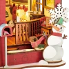 Robotime Book Nook Christmas Indoor Scene TGC07 - Afbeelding 3