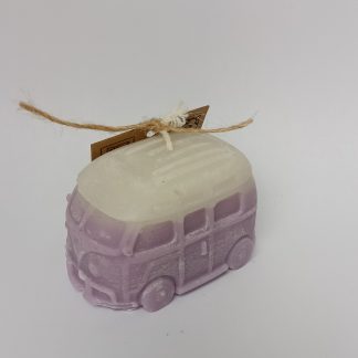 kaarsen volkswagenbus lila