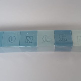 zeepletters blauw jongen