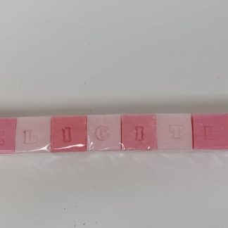 zeepletters rose gefeliciteerd