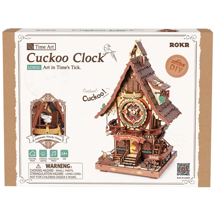 Robotime Cuckoo Clock LC901C - Afbeelding 2